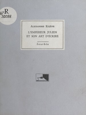 cover image of L'Empereur Julien et son art d'écrire